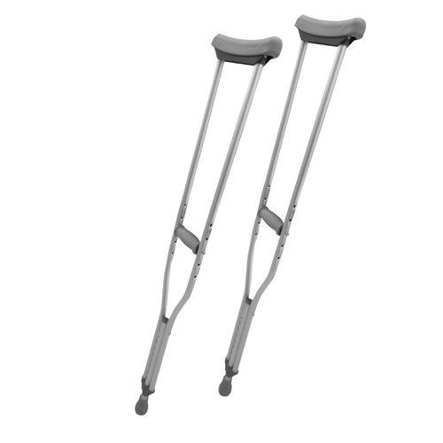 Muletas Axilares Ligeras De Aluminio Mediana Eko