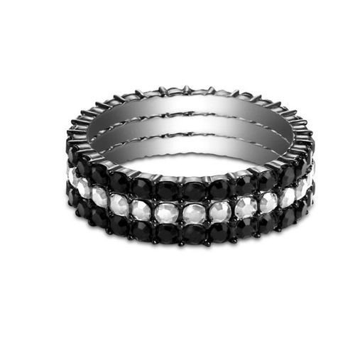 Churumbela 3 en 1 Infinity de acero inoxidable con zirconias talla 5.