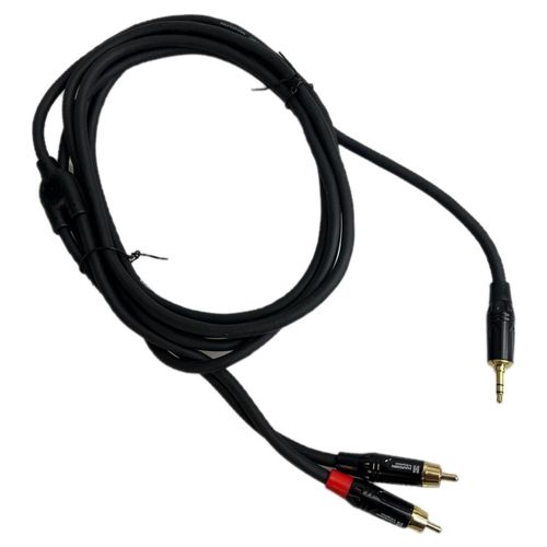 Cable extension plug 3,5 estereo a 2 plug RCA 3 metros