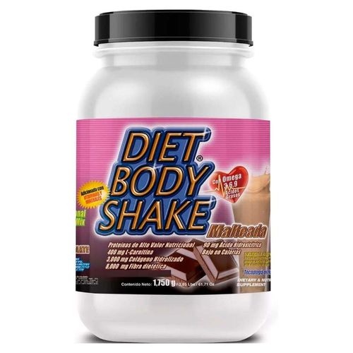Malteada Dietética Diet Body Shake F&NT 1,750 gr Sabor Chocolate