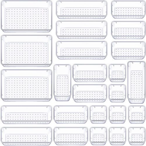 16 Organizadores Cajas Transparentes
