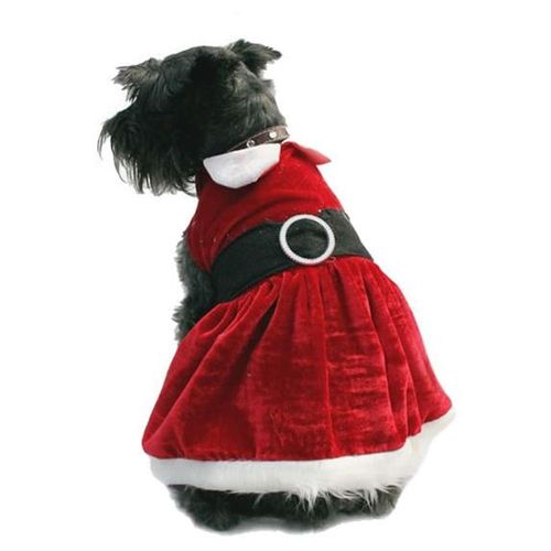 Disfraz Vestido Sra. Claus Navidad Perro Talla 3 Pet Pals