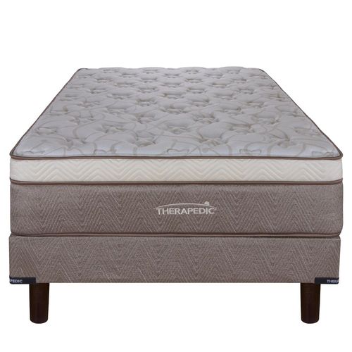 Set de colchon y Box King Size Therapedic Beauty
