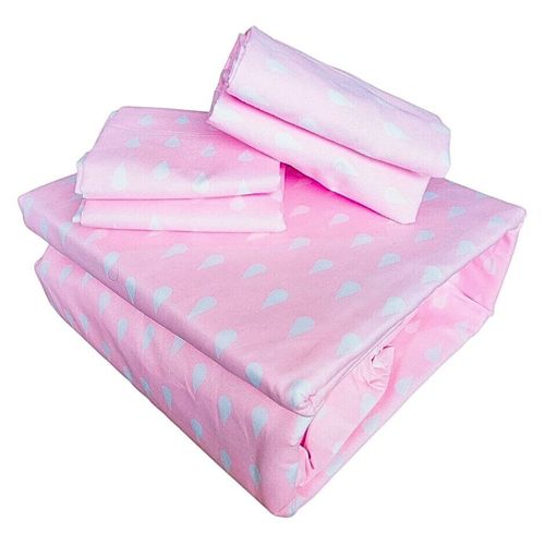 Funda de Duvet Koala Estampada King Size Gota Rosa