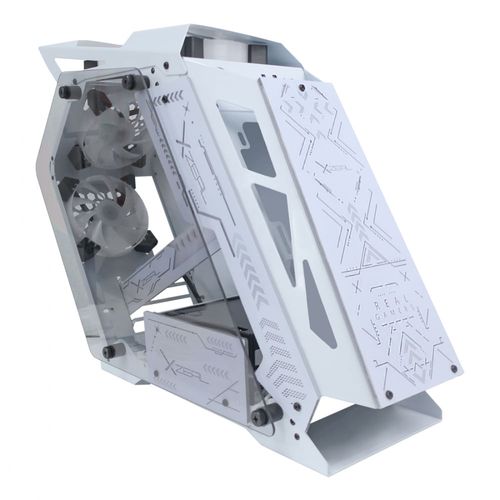 GABINETE XZEAL IR02 CON VENTANA MATX S/FUENTE BLANCO XZGAIRRGBW ARGB