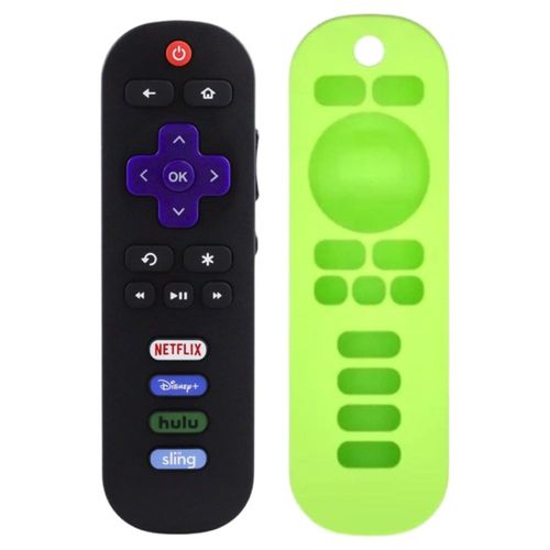Control Para Pantalla Hisense Roku Tv Mas Funda