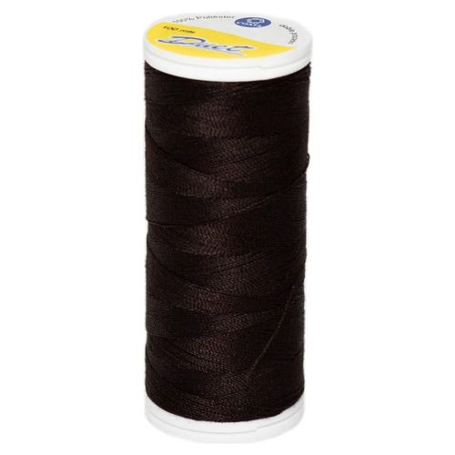 Caja 12 Pzas Hilo Alta Costura Poliéster T6993 Duet Coats Café Obscuro