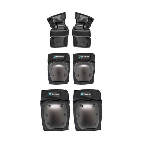 HOVER-1 RODILLERAS Y CODERAS PROTECTORAS GRANDE NEGRO