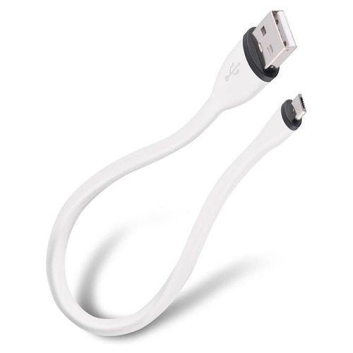 Cable Ultra Flexible Usb Blanco Micro Usb Steren Usb-495