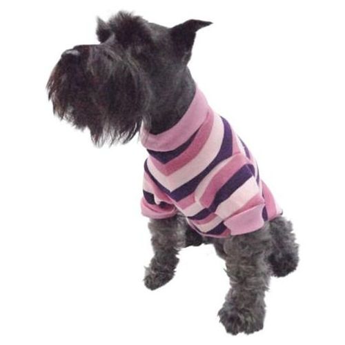 Suéter Punto Rosa Perro Rayas Ligero Talla 4 Pet Pals