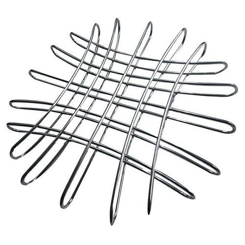 Porta Caliente Cocina Acero Cromado Redondo Plata Brang