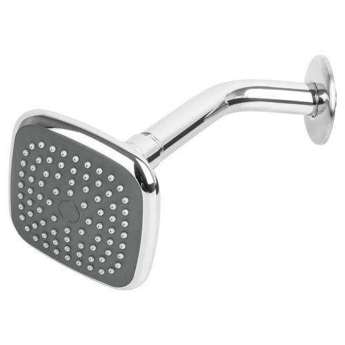 Regadera Cuadrada Abs 3-3/4' Con Brazo Basic Foset