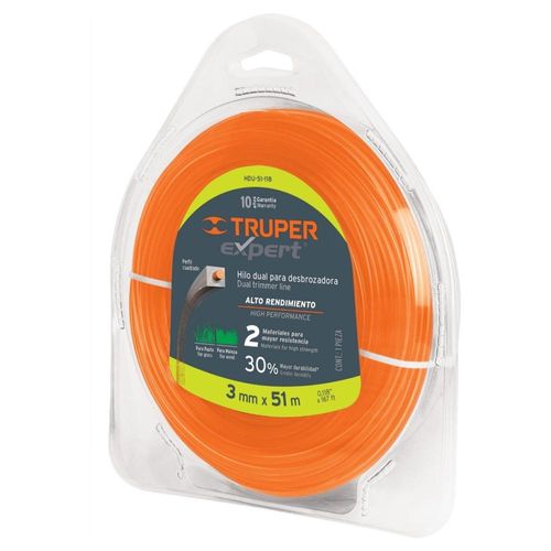 Hilo Para Desbrozadora Dual 9 M 0118' Truper 15964