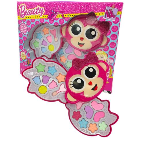 Kit de Maquillaje de Juguete para Niñas, para Cumpleaños Chango Rosa