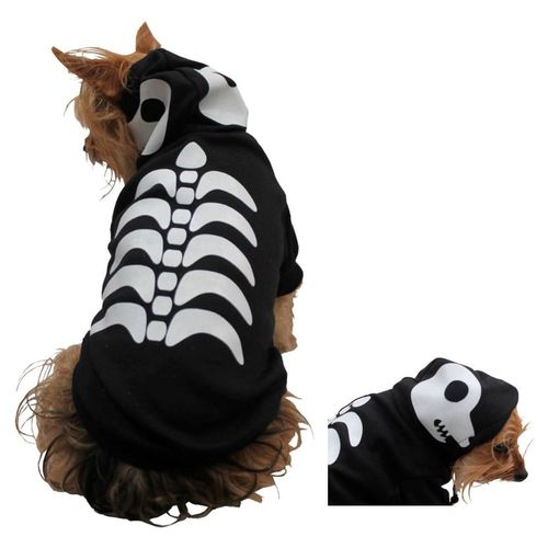 Disfraz Esqueleto Perro Halloween Talla 5 Mascota Pet Pals