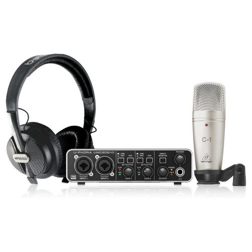 Sistema Behringer Grabacion U-Phoria Studio