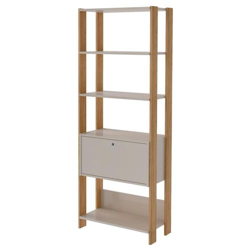 Estantería Librero Repisa Bertolini MATCH Off White Roble