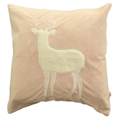 Paquete de 4 Fundas para cojín Decorativas 43x42 cm Alce rosa 2