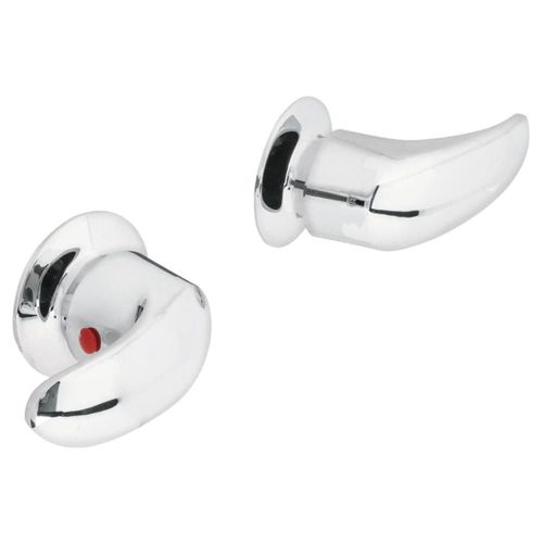 Jgo 2 piezas manerales grandes, palanca, empotrar, Aqua Foset