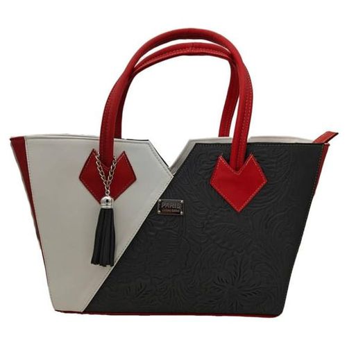 Bolsa en Piel Vacuno Cincelada Fana Lorena Multicolor