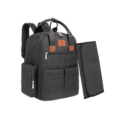 Pañalera Tipo Mochila Keababies Bree Carbón