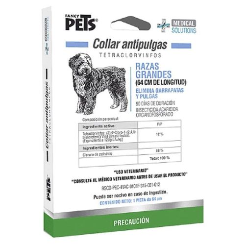 Collar Antipulgas Perro Grande Duración 90 Días FL3604