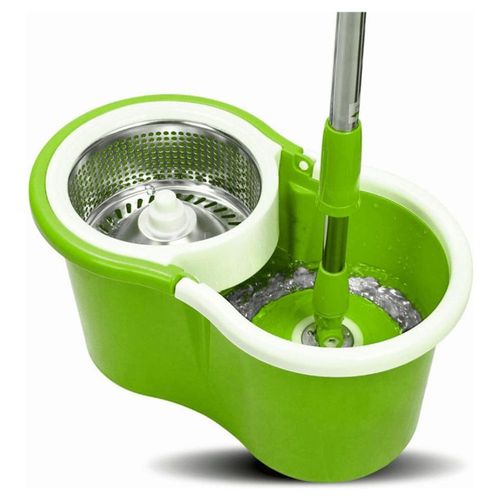 Trapeador mágico 360 exprimido automático Verde