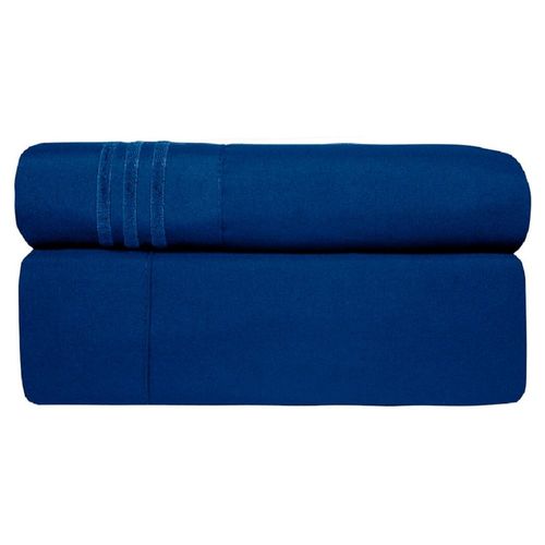 Juego de Sábanas Rebeca Alodón Percal 200 King Size Cielo