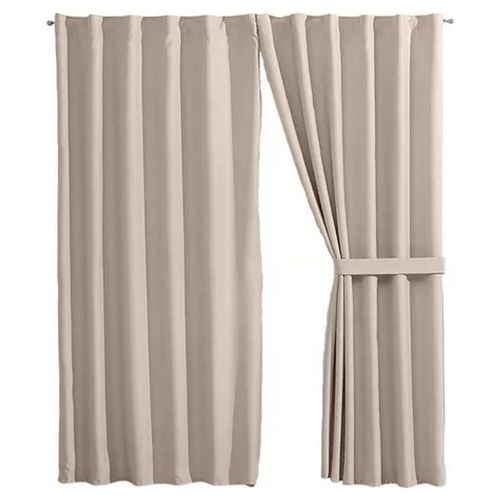 Cortinas Térmica Corta Noche Y Día Ostión Poliéster Concord
