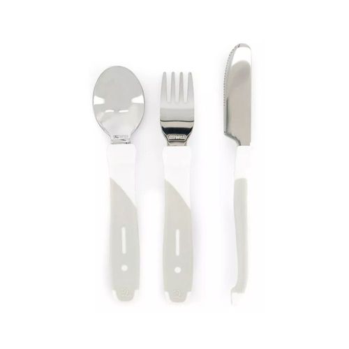 Cubiertos De Acero Twistshake Blanco