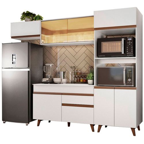 Cocina Integral Completa 260 cm Reims Blanco Madesa 01
