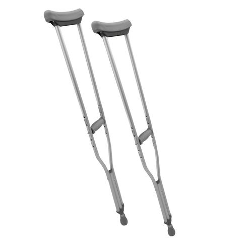 Muletas Axilares Resistentes De Aluminio Mediana Super Confort