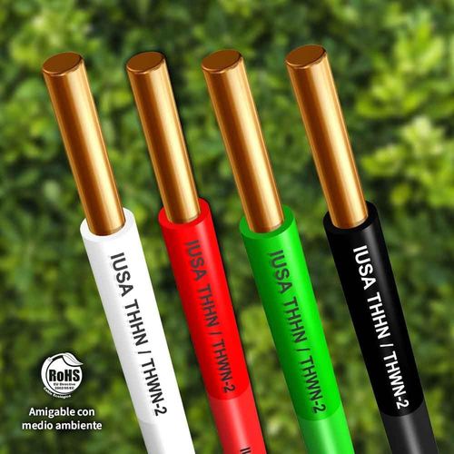 Alambre THW-LS/THHW-LS CE RoHS 12 AWG en caja color verde