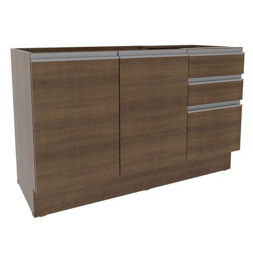 Mueble Para Fregadero Madesa Glamy 120cm Sin Tablero ni Fregadero