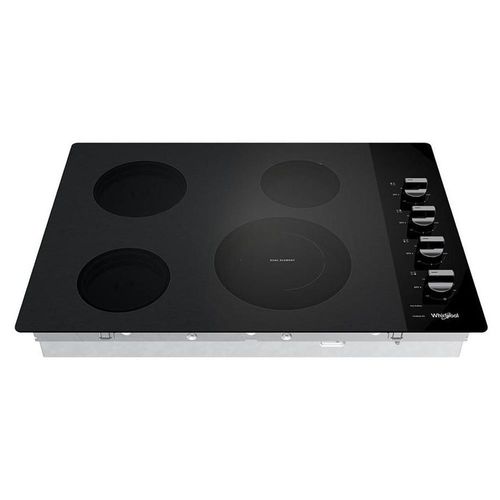 Parrilla Empotrable de Cocina Whirlpool Electrica WCE55US0HB de 78 cms (30 pulgadas) en Negro