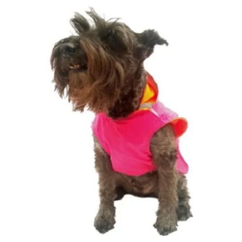 Impermeable Raincoat Fucsia Perro Talla 7 Pet Pals