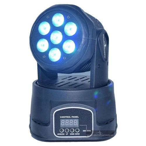 Cabeza Movil Wash Led 7 Led 15w Disco Dmx Robotica Luz Dj