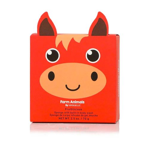 Esponja Spongelle Animales de Granja Henry Horse
