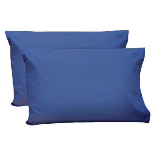 2 Fundas de Almohada Algodón Percal 200 Estándar Francia