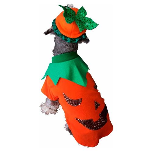 Disfraz Calabaza Perro Halloween Talla 1 Mascota Pet Pals