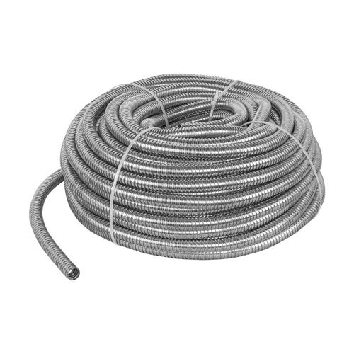 Rollo de 50 m de tubo flexible metálico de 1/2\
