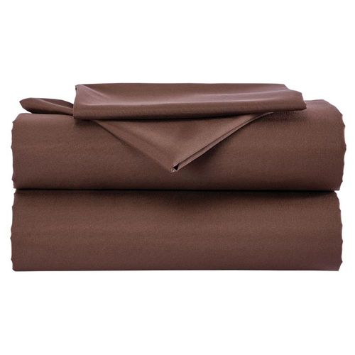 Juego sábanas Esencial Café Matrimonial Colchas Concord