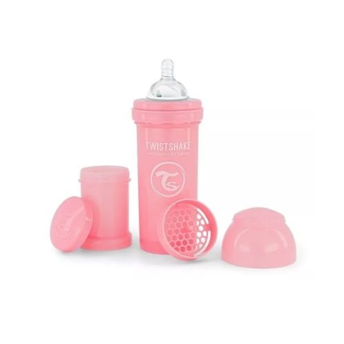 Biberón Twistshake Anticólico Anti Colic 8 Onzas Rosa Pastel