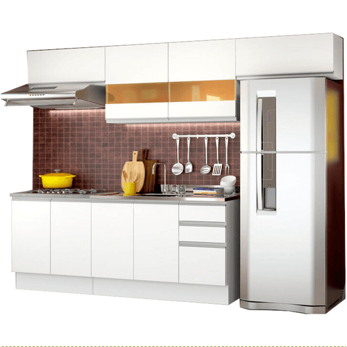 Armario de Cocina Completo 280cm Mariana Madesa 02 Blanco