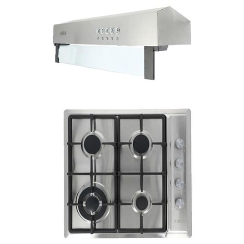 COMBO Parrilla 60 cm Acero Inoxidable y Campana Slim Acero Inox 50 Cm