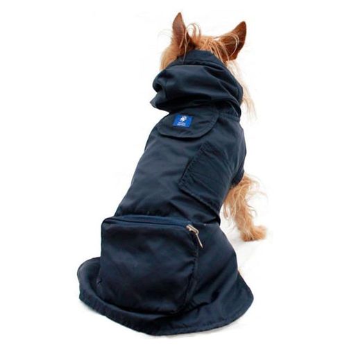 Impermeable Tortuga Azul Marino Perro Talla 8 Pet Pals