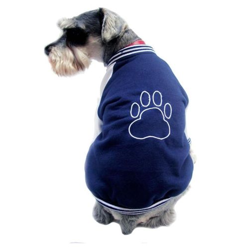 Chamarra Universitaria Perro Bordada Felpa Talla 0 Pet Pals