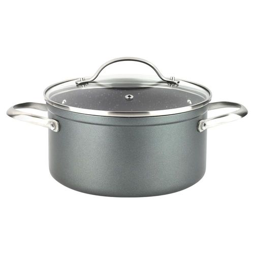 Cacerola Savia Aluminio Forjado Gris Mate 24cm Fagor