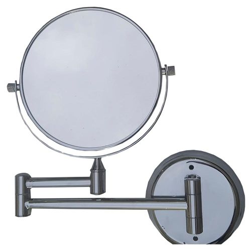 Espejo De Vanidad 6 Pulgadas Alfa Cromado Doble Cara Aumento Retráctil