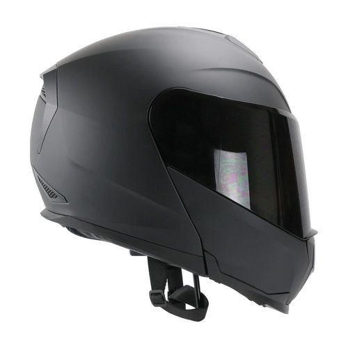 Casco Roda Revenge Pro Negro Mate Mica Humo Abatible Svs XXL